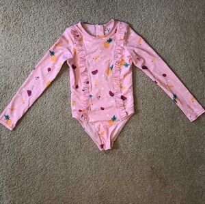 Roxy Pink Kids Swim One Piece